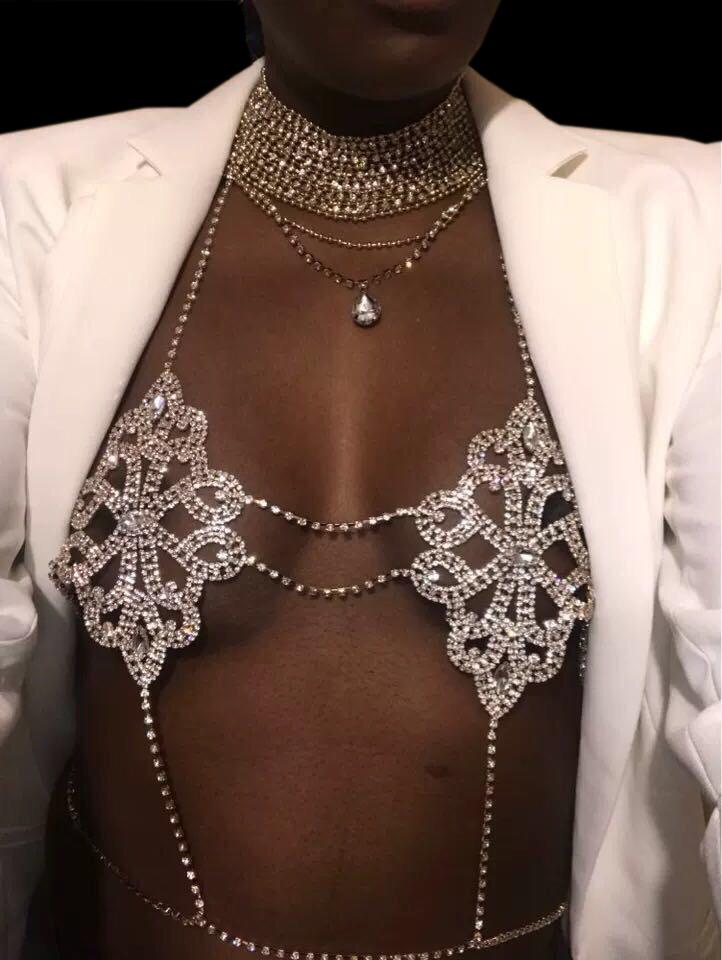 PARIS  |  Jewel chain bra